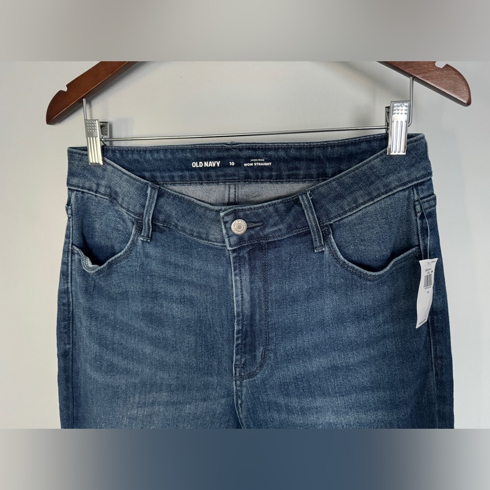 Old Navy Women's High Rise Straight Leg Jeans